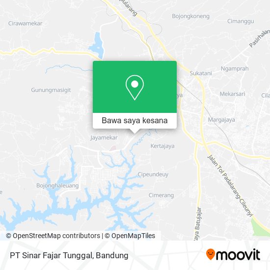 Peta PT Sinar Fajar Tunggal