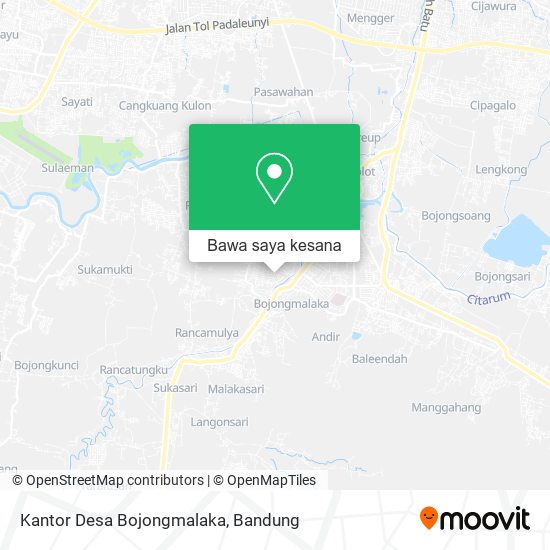 Peta Kantor Desa Bojongmalaka