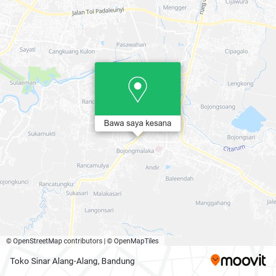 Peta Toko Sinar Alang-Alang