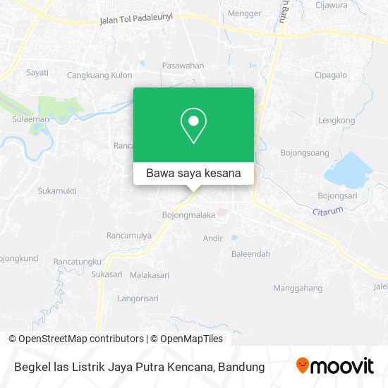 Peta Begkel las Listrik Jaya Putra Kencana