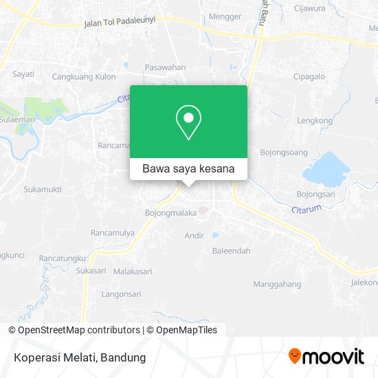 Peta Koperasi Melati