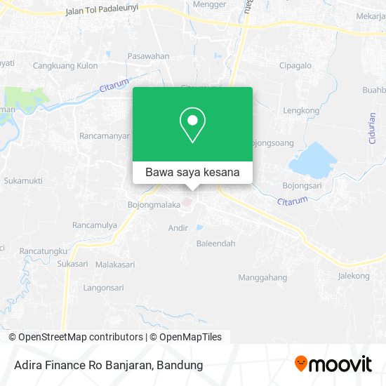 Peta Adira Finance Ro Banjaran