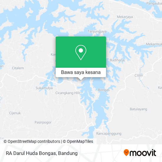 Peta RA Darul Huda Bongas