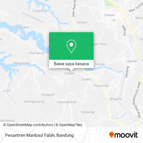 Peta Pesantren Manbaul Falah