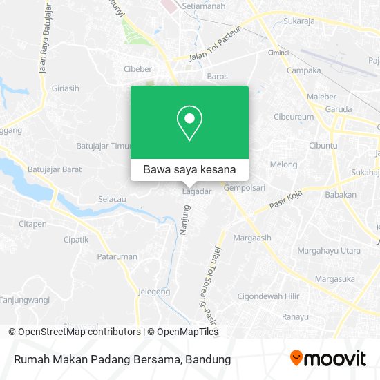 Peta Rumah Makan Padang Bersama