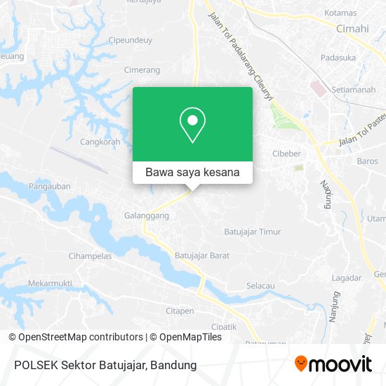 Peta POLSEK Sektor Batujajar