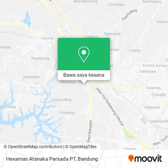 Peta Hexamas Atanaka Persada PT