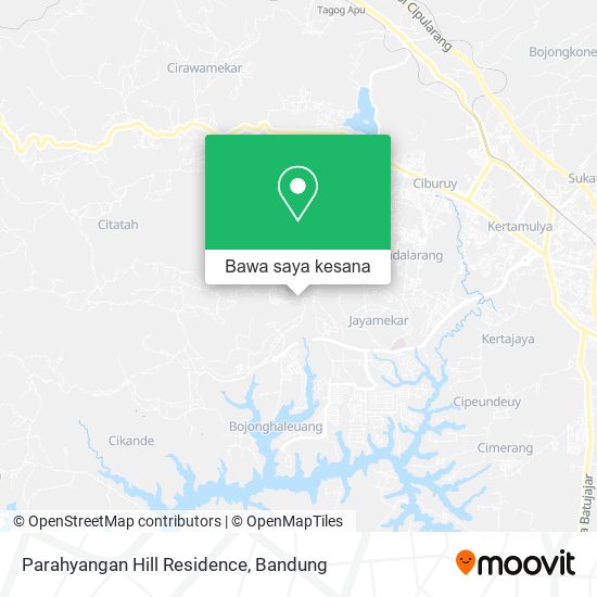 Peta Parahyangan Hill Residence