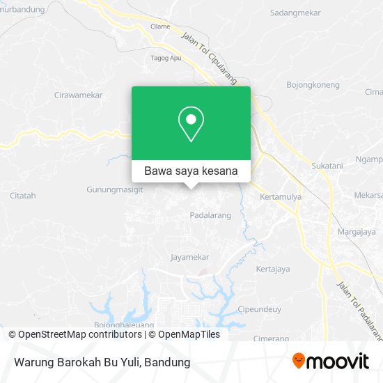 Peta Warung Barokah Bu Yuli