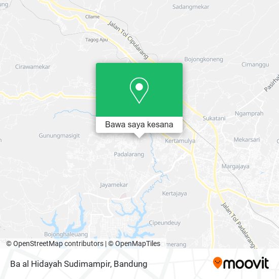 Peta Ba al Hidayah Sudimampir