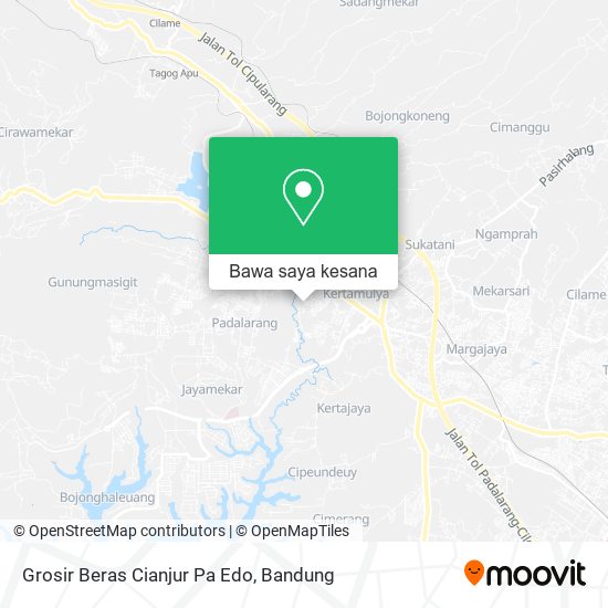 Peta Grosir Beras Cianjur Pa Edo