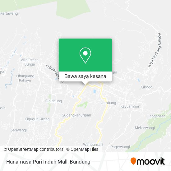 Peta Hanamasa Puri Indah Mall
