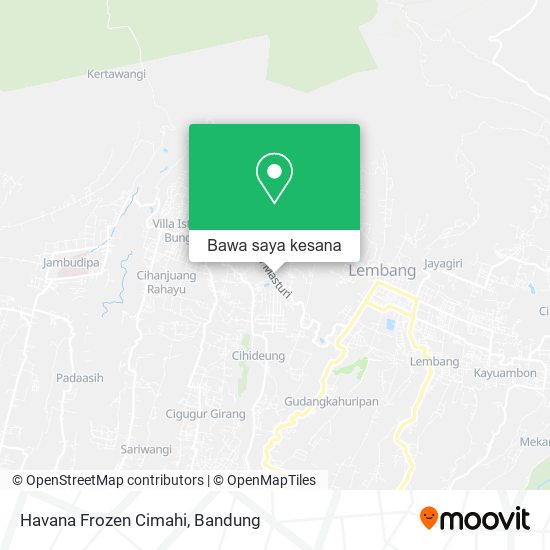 Peta Havana Frozen Cimahi