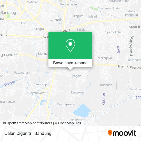 Peta Jalan Ciganitri