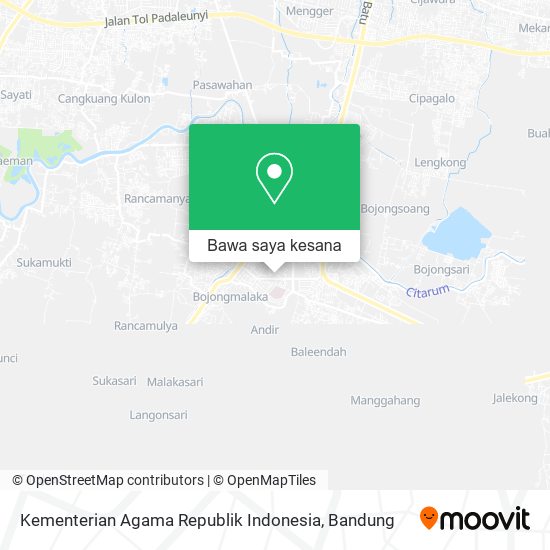 Peta Kementerian Agama Republik Indonesia