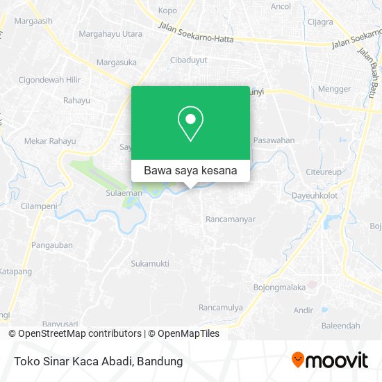 Peta Toko Sinar Kaca Abadi