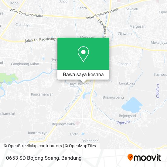 Peta 0653 SD Bojong Soang