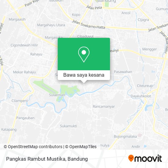 Peta Pangkas Rambut Mustika