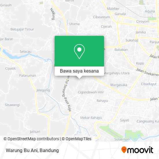 Peta Warung Bu Ani