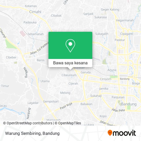 Peta Warung Sembiring