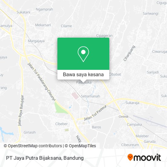Peta PT Jaya Putra Bijaksana