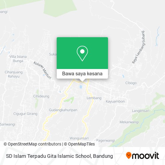 Peta SD Islam Terpadu Gita Islamic School