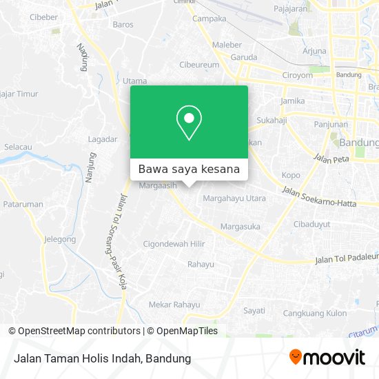 Peta Jalan Taman Holis Indah