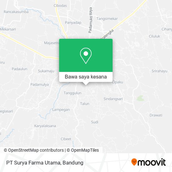 Peta PT Surya Farma Utama