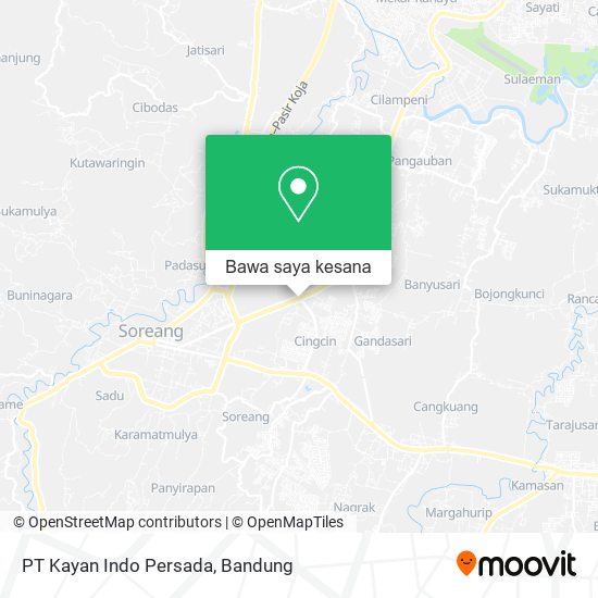Peta PT Kayan Indo Persada