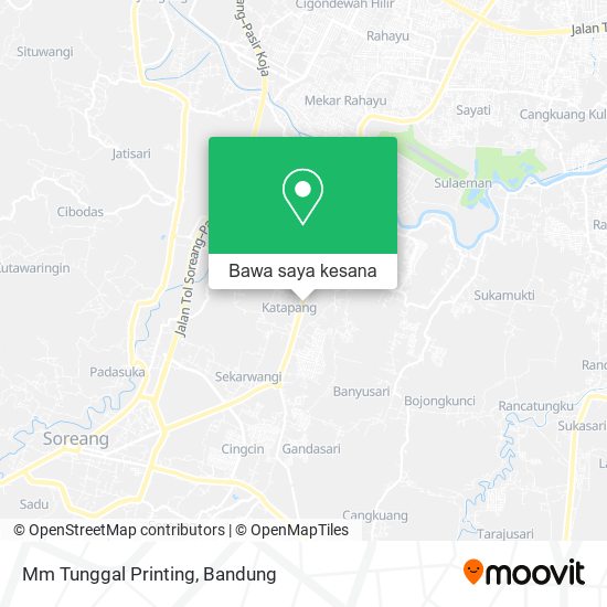 Peta Mm Tunggal Printing