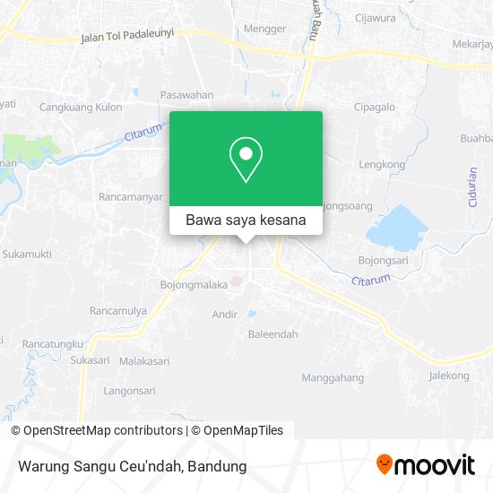 Peta Warung Sangu Ceu'ndah