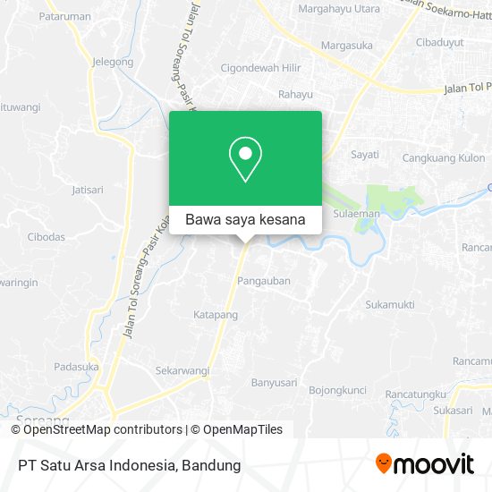 Peta PT Satu Arsa Indonesia