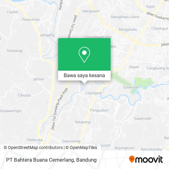 Peta PT Bahtera Buana Cemerlang