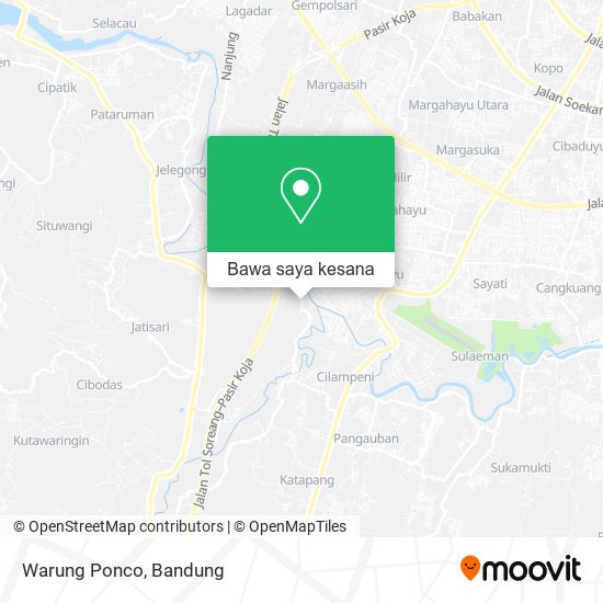 Peta Warung Ponco