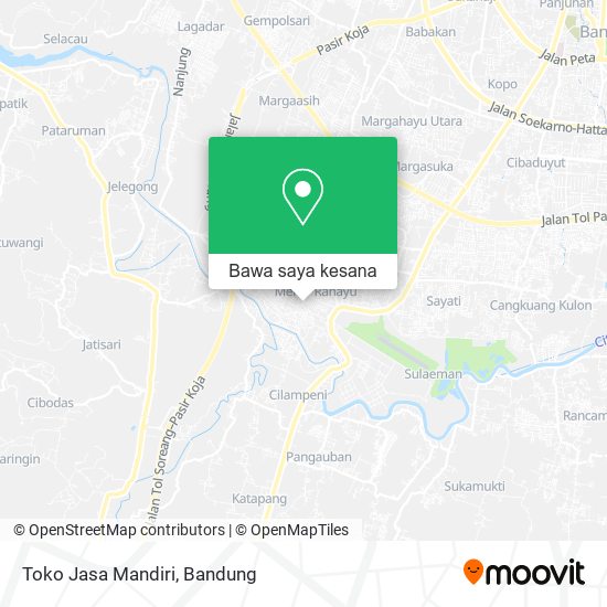 Peta Toko Jasa Mandiri