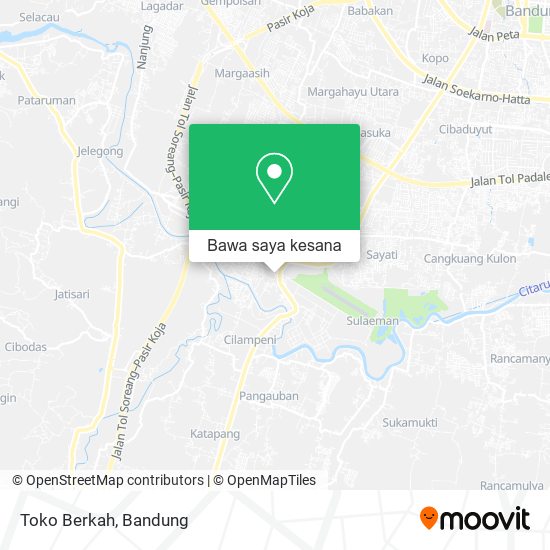 Peta Toko Berkah