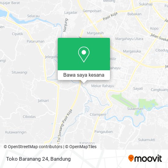 Peta Toko Baranang 24