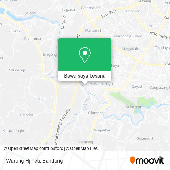 Peta Warung Hj Teti