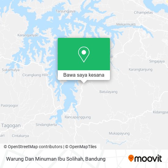 Peta Warung Dan Minuman Ibu Solihah
