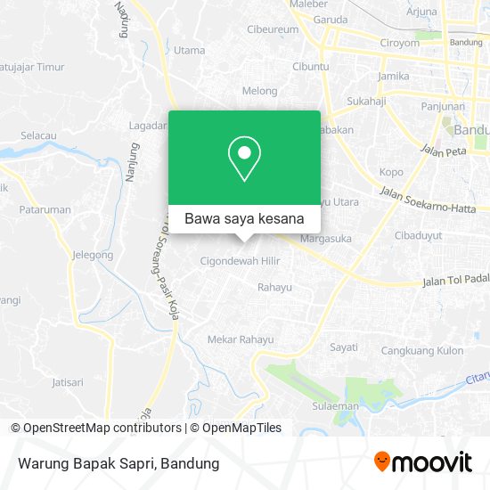 Peta Warung Bapak Sapri