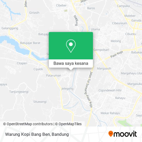 Peta Warung Kopi Bang Ben