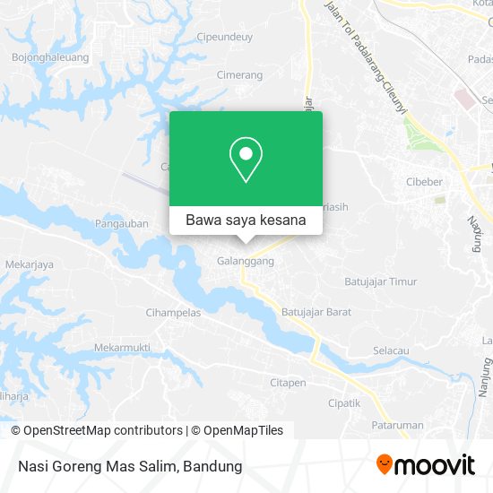 Peta Nasi Goreng Mas Salim