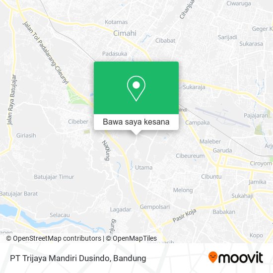 Peta PT Trijaya Mandiri Dusindo