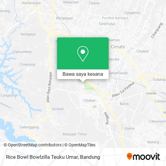 Peta Rice Bowl Bowlzilla Teuku Umar