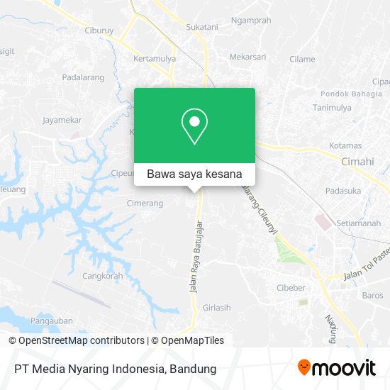 Peta PT Media Nyaring Indonesia