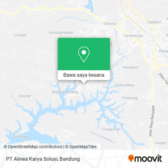 Peta PT Alinea Karya Solusi