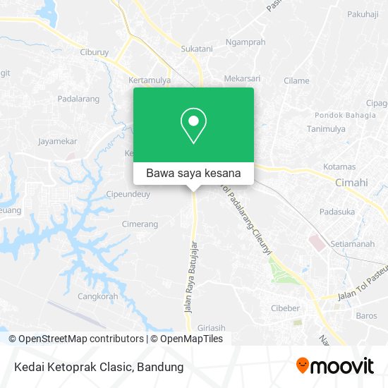 Peta Kedai Ketoprak Clasic