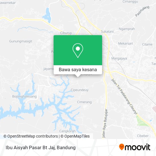 Peta Ibu Aisyah Pasar Bt Jaj
