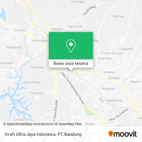 Peta Kraft Ultra Jaya Indonesia. PT