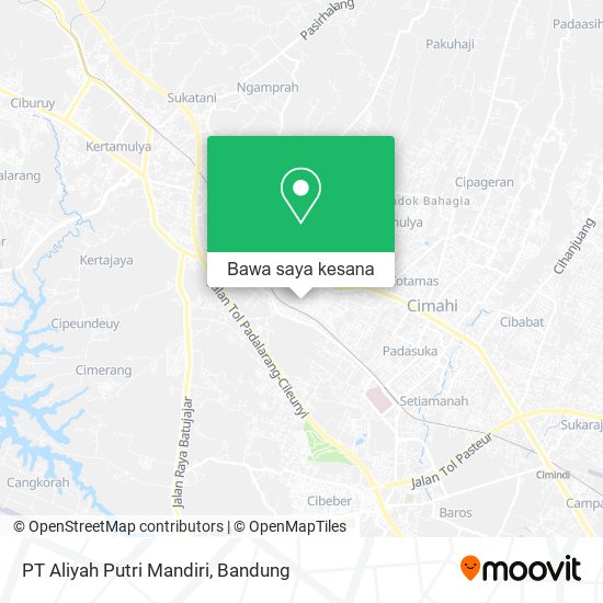 Peta PT Aliyah Putri Mandiri